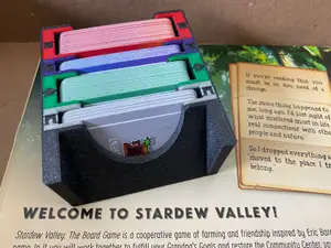 Stardew Valley Board Game Insert (Multi Color): Items & Events Card Holder