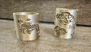 Zen Garden Sand Stamps Koi and Clouds