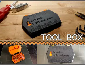 Extruder tools and parts box