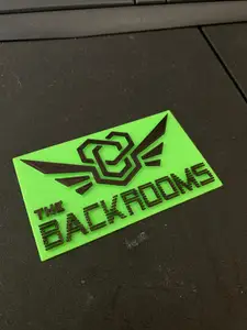 The Backrooms - Logos, Badges, Emblems, and Plaques