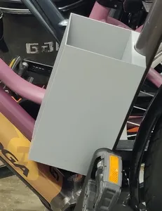 Chain lock storage box, bottle attachment, with simplepack tracker.