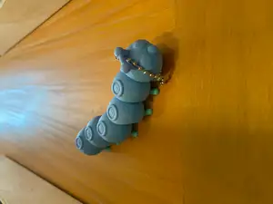 caterpillar keychain