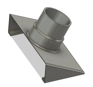 Router Table Dust Collection (Mark II) - Magnetic table attachment