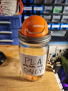 Mini trash can - mason jar version