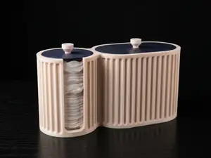 Cotton Pad and Swab Organizer