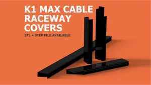 Creality K1 MAX Cable Raceway Covers CAD