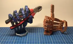 robot hand: print in place & tightenable