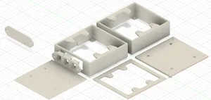 Modular low voltage wall box