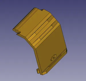 V2.0 3D Printed RC Skidsteer easyer print able compartment cover