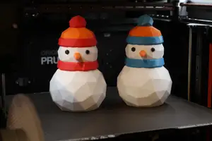 Snowman for LED Lamp 001 (Bambu Lab Kit)