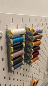Sewing Thread Spool and Bobbin Holder for Ikea SKADIS