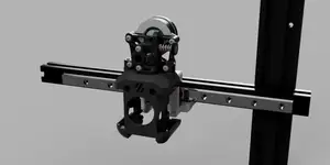 Dragon Burner Mounting Interface for Ender 3 and Clones (Linear rail X)