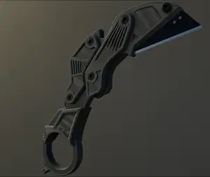 Clicky Foldable Karambit utility knife