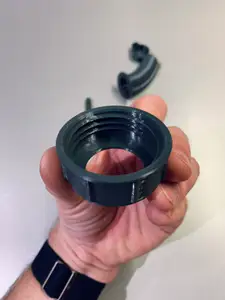 DIN45 canister cap with hole