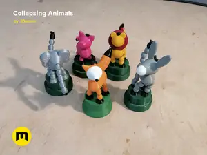 Collapsing Animal Toys