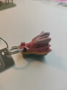 Bone Dragon skull keychain