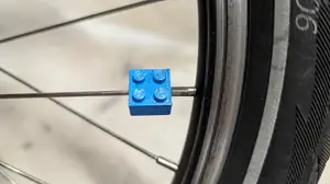 Lego Brick Spoke Bead
