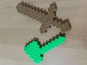 Minecraft Items (axe, sword, shovel, hoe, pickaxe)