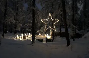 Christmas Star Lighting Decoration Fairy Lights Frame