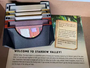 Stardew Valley Board Game Insert (Multi Color): Villager, Mail, Map and Level Card Holder