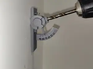 Adjustable drill angle guide