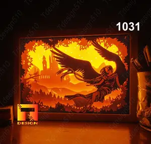 Angel Wings in Fairy Land light box