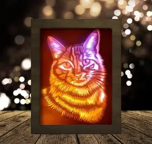 Cat Portraits (Cat Head) light box