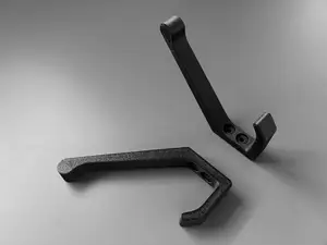 Motorcycle helmet hanger