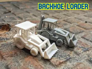 Backhoe Loader - Print In Place - Torture Test
