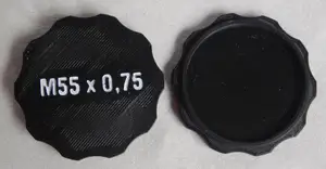 Objektivdeckel mit M55 x 0,75 mm Gewinde; Lens cap with M55 x 0.75 mm thread