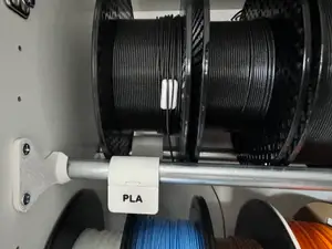 Filament Labels for IKEA Billy Spool Holder System