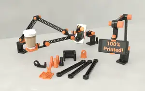 Flexible & sturdy phone arm (100% Printed)