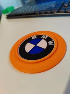 BMW Motorcycle kickstand pad / coaster