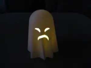Evil Glowing Ghost