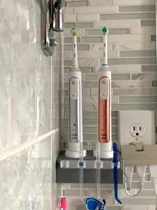 Oral-B Toothbrush Charging Station with Integrated Waterpik Tip Organizer