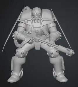 RIFTS Coalition Death Head Soldier
