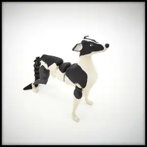 Articulated Dog - Greyhound - Print in Place - no supports - flexible