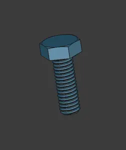 Metric bolt M4 x 12