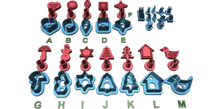 Cookie Cutter cookie cutters easy printable piston system