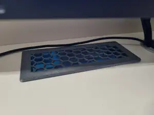 Ventilation cover on the table