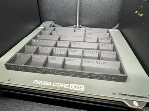 PRUSA CORE One screw organizer