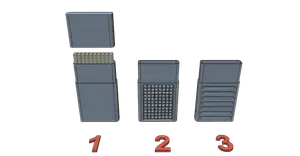 Cigarette box cigarette case for 20pcs slim cigarettes