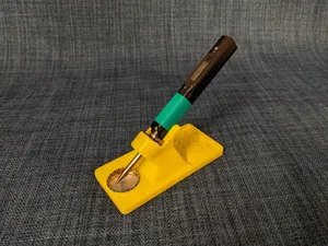 Soldering iron stand for Pinecil v2 (Short tips)