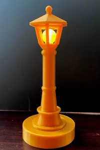 Stand alone street lamp - no supports