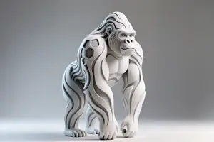 Gorilla Hexa, Sculpture