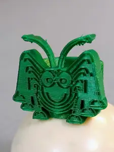 Scout woggle of Pukeena, the Jungle's grasshopper