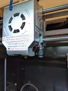 Qidi X-Max 3 Volcano nozzle adapter