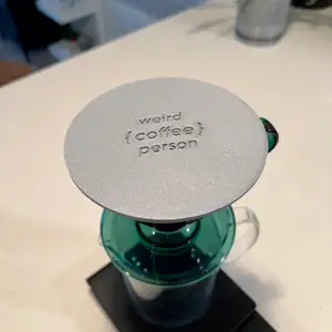 V60 Coffee Dripper Lid (Size 2) - Weird Coffee Person