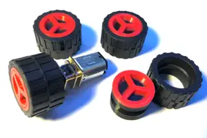 Lego wheel hub