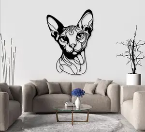 Sphynx cat wall art